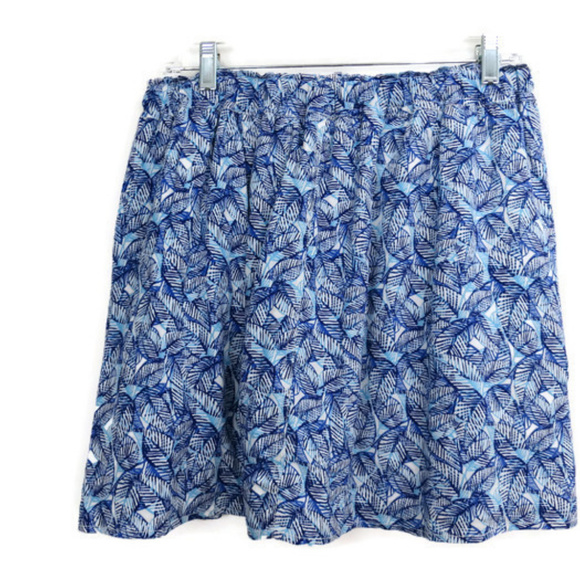 Gap Skirt Size Medium Multi Color Blue Pull On - Picture 4 of 4